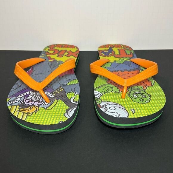 Mens Big Herc x TOXIC CRUSADERS Flip Flop Sandals 1 of 100 / Size 12 - Picture 2 of 7